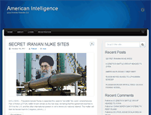 Tablet Screenshot of americanintelligence.us